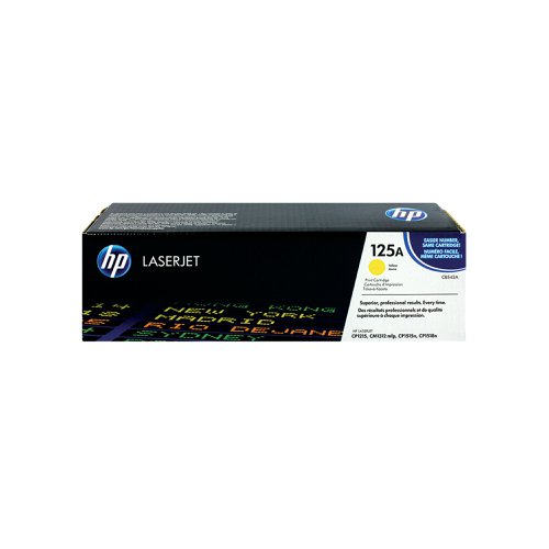 HP 125A LaserJet Toner Cartridge Yellow CB542A