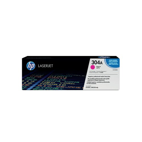 HP 304A Original LaserJet Toner Cartridge Magenta CC533A