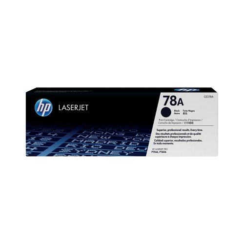 HP 78A Original LaserJet Toner Cartridge Black CE278A