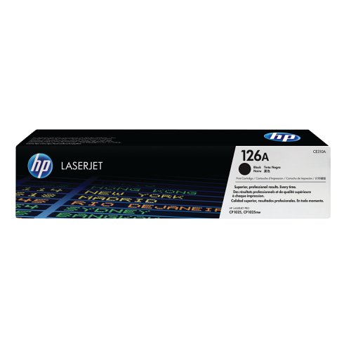 HP 126A Original LaserJet Toner Cartridge Black CE310A