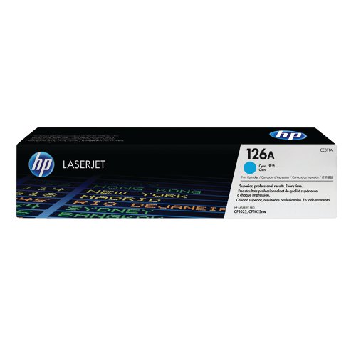 HP 126A Original LaserJet Toner Cartridge Cyan CE311A