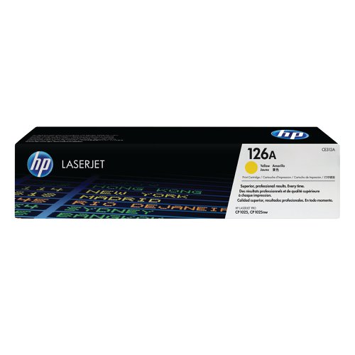 HP 126A Original LaserJet Toner Cartridge Yellow CE312A