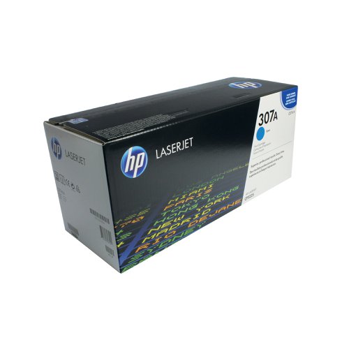 HP 307A Original LaserJet Toner Cartridge Cyan CE741A