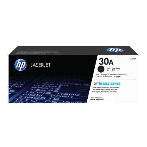 HP 30A Original LaserJet Toner Cartridge Black CF230A