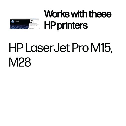 HP 44A Original LaserJet Toner Cartridge Black CF244A