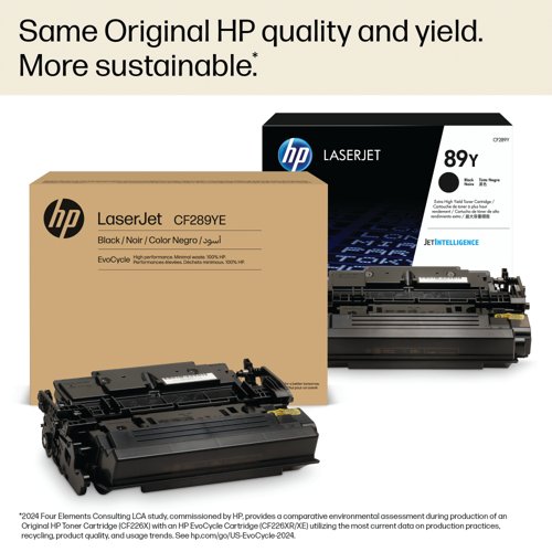 HP 89YE EvoCycle Original LaserJet Toner Cartridge High Yield Black CF289YE