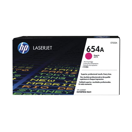 HP 654A Laserjet Toner Cartridge 15K Magenta CF333A