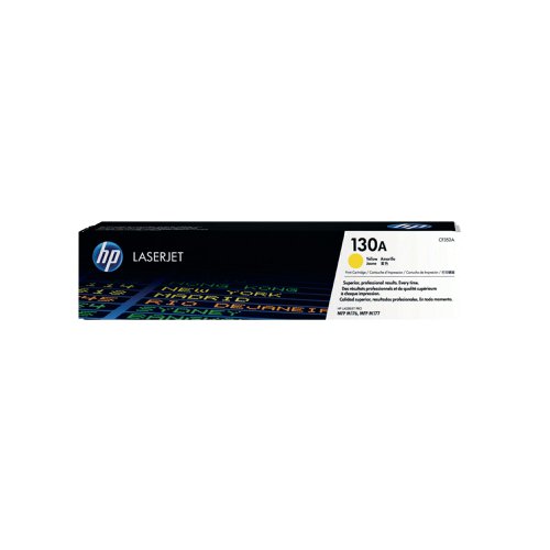 HP 130A LaserJet Toner Cartridge Yellow CF352A