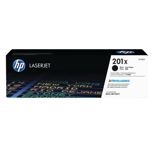 HP 201X Original LaserJet Toner Cartridge High Yield Black CF400X