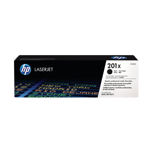 HP 201X High Yield Black LaserJet Toner Cartridge (2 Pack) CF400XD