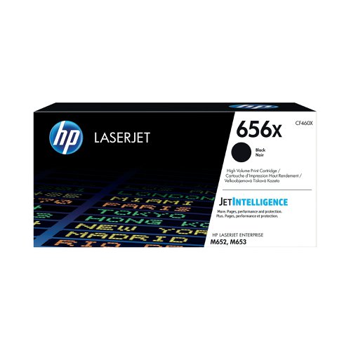 HP 656X Laserjet Toner Cartridge High Yield Black CF460X