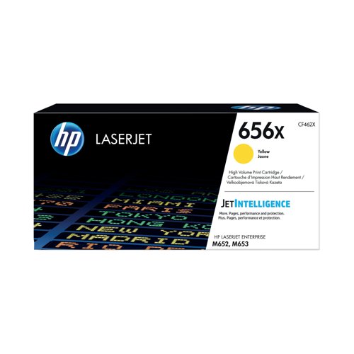 HP 656X Contract Original LaserJet Toner Cartridge High Yield Yellow CF462XC