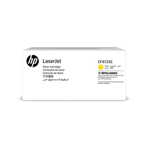 HP 657X Contract Original LaserJet Toner Cartridge High Yield Yellow CF472XC