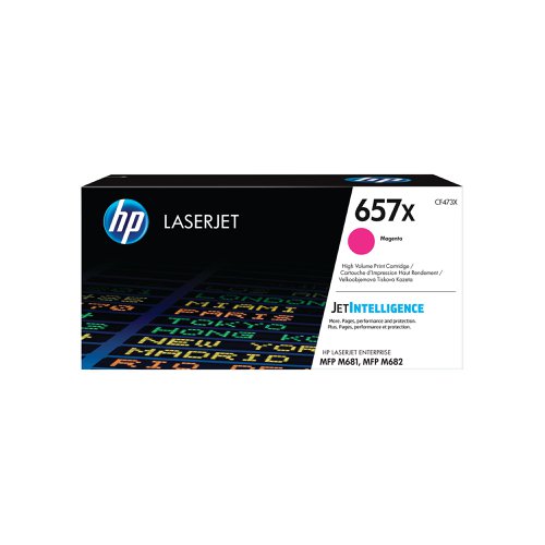 HP 657X High Yield Magenta Original LaserJet Toner Cartridge CF473X