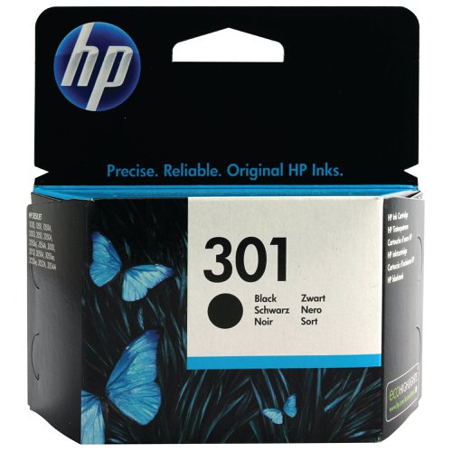 HP 301 Original Ink Cartridge 3-ml Black CH561EE