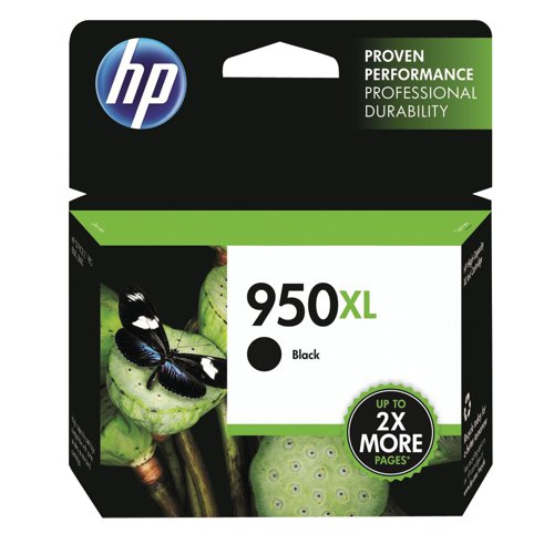 HP 950XL Original Ink Cartridge High Yield Black CN045AE