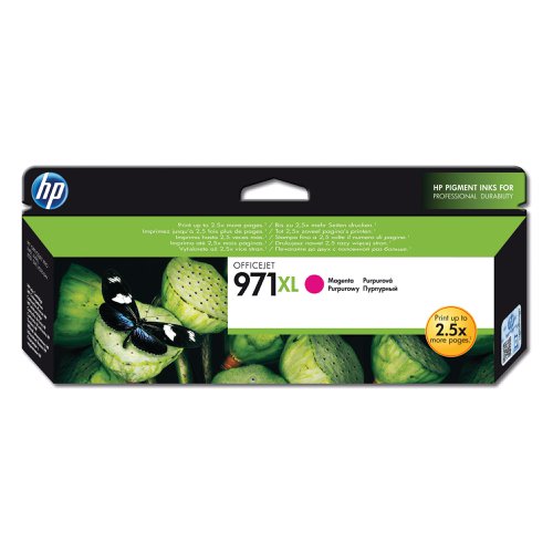 HP 971XL Original Ink Cartridge High Yield Magenta CN627AE