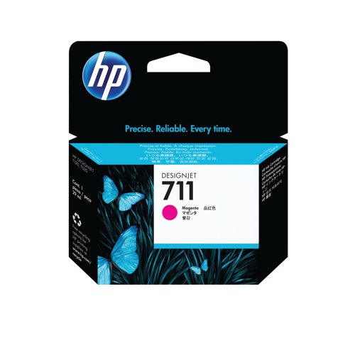 HP 711 DesignJet Ink Cartridge 29-ml Magenta CZ131A