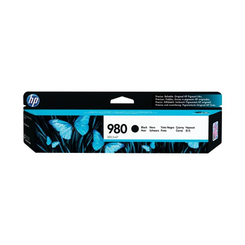 HP 980 Original Ink Cartridge Black D8J10A