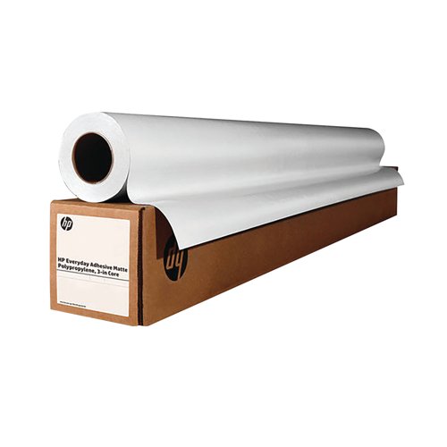 HP Everyday Adhesive Matte Polypropylene Roll 130gsm 1270mmx30.5m D9R26A