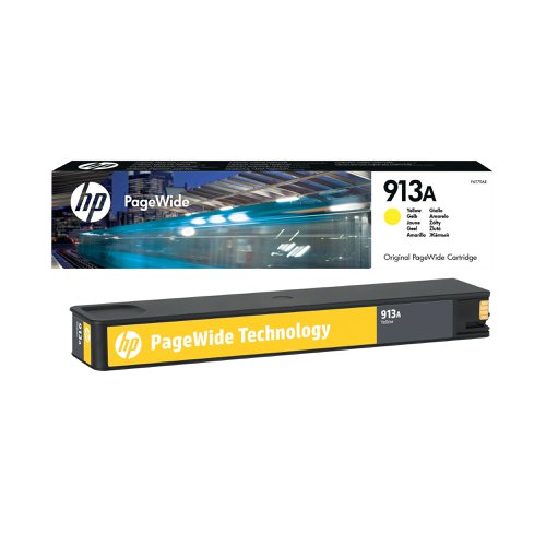 HP 913A Yellow PageWide Inkjet Cartridge F6T79AE