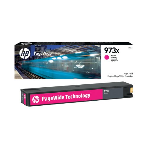 HP 973X Magenta PageWide High Yield Inkjet Cartridge F6T82AE