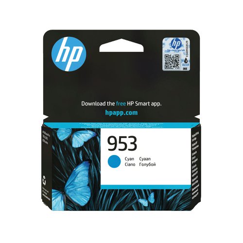 HP 953 Original Ink Cartridge 9-ml Cyan F6U12AE