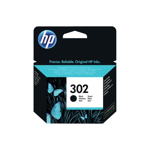 HP 302 Ink Cartridge Black F6U66AE