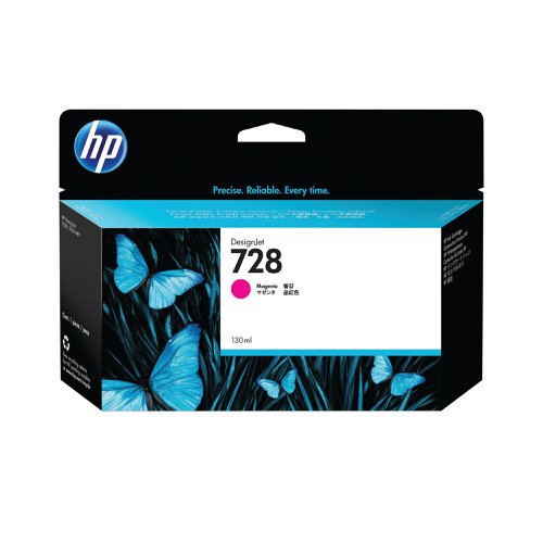 HP 728 Magenta DesignJet Ink Cartridge F9J66A