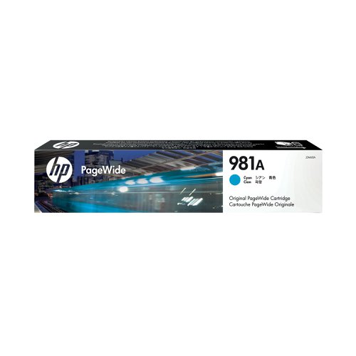 HP 981A PageWide Ink Cyan Cartridge J3M68A