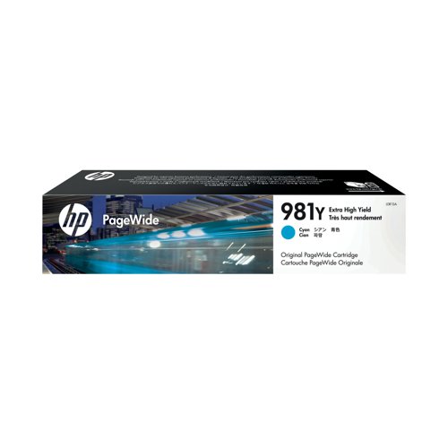 HP 981Y Original PageWide Cartridge Extra High Yield Cyan L0R13A