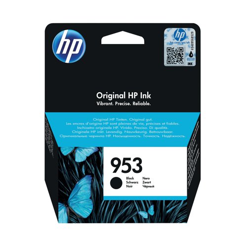 HP 953 Original Ink Cartridge 20-ml Black L0S58AE