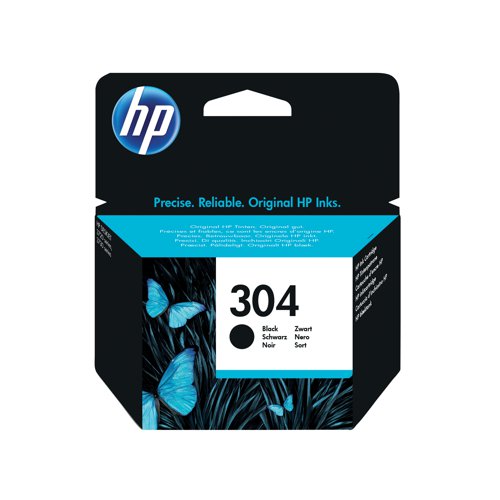 HP 304 Original Ink Cartridge 2-ml Black N9K06AE