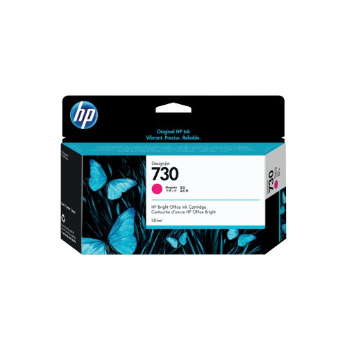 HP 730 DesignJet Ink Cartridge 130-ml Magenta P2V63A