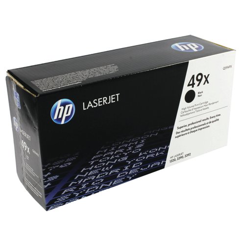 HP 49X Original LaserJet Toner Cartridge High Yield Black Q5949X