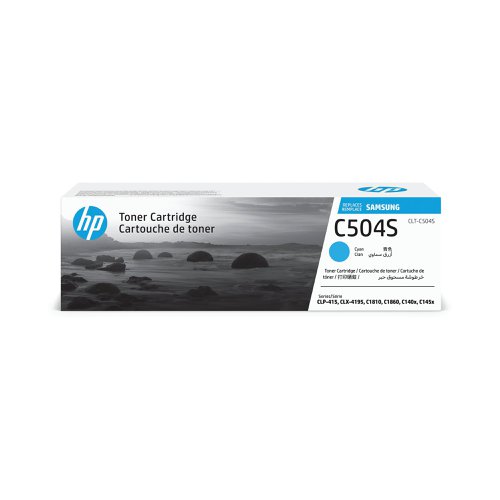 HP CLT-C504S Original Laser Toner Cartridge Cyan SU025A