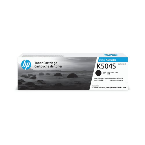 HP CLT-K504S Original Laser Toner Cartridge Black SU158A