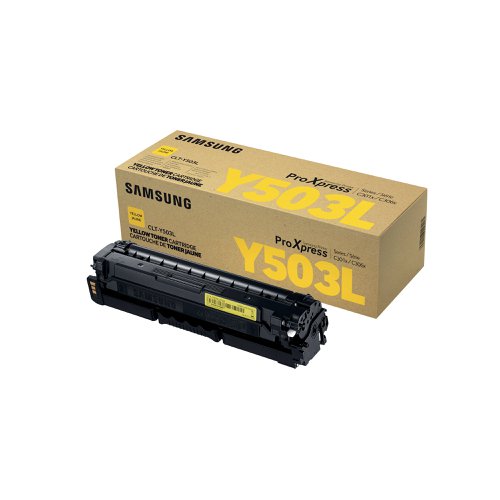 HP CLT-Y503L Original Laser Toner Cartridge High Yield Yellow SU491A