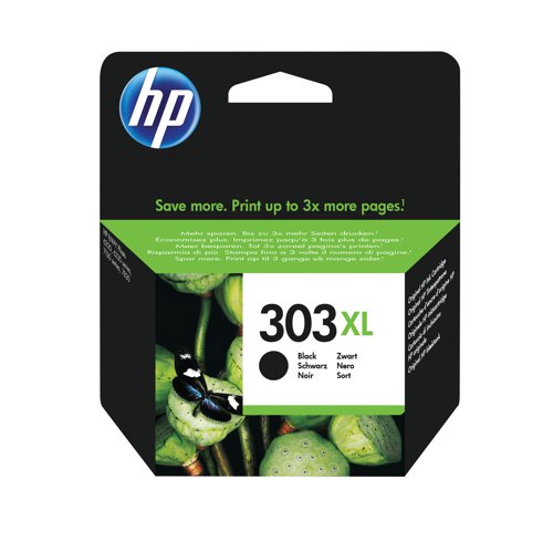 HP Original 303XL HY Black Ink Cartridge T6N04AE 600 Page Yield