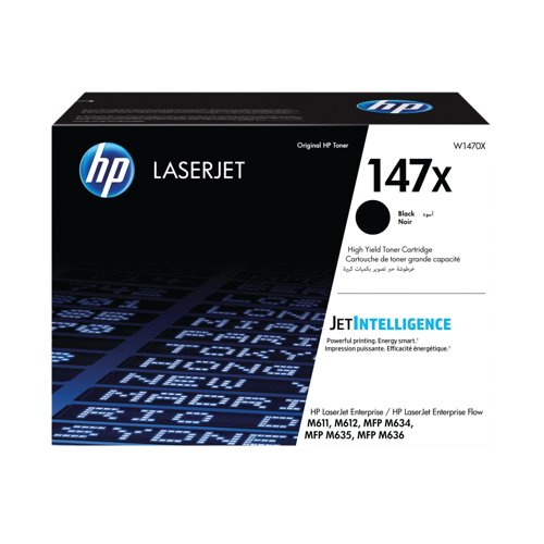 HP 147X Original LaserJet Toner Cartridge High Yield Black W1470X