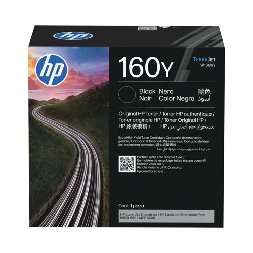 HP 160Y Original LaserJet Toner Cartridge Ex High Yield Black W1600Y