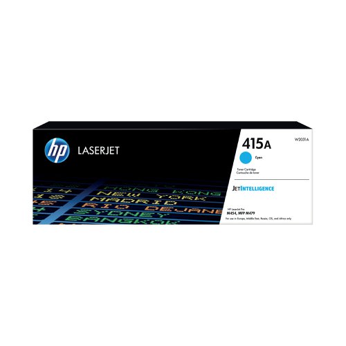 HP 415A Cyan LaserJet Toner Cartridge W2031A