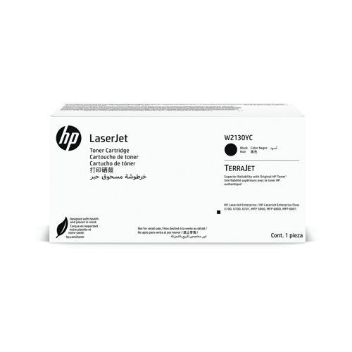 HP 213Y Contract Original LaserJet Toner Cartridge Extra High Yield Black W2130YC