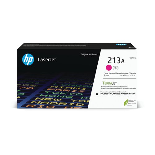 HP 213A Original LaserJet Toner Cartridge Magenta W2133A