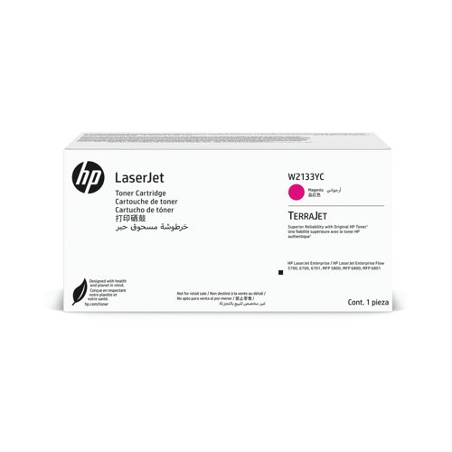 HP 213Y Contract Original LaserJet Toner Cartridge Extra High Yield Magenta W2133YC
