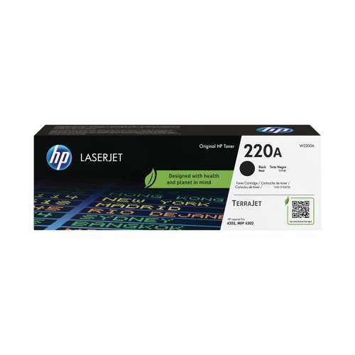 HP 220A Original LaserJet Toner Cartridge Black W2200A