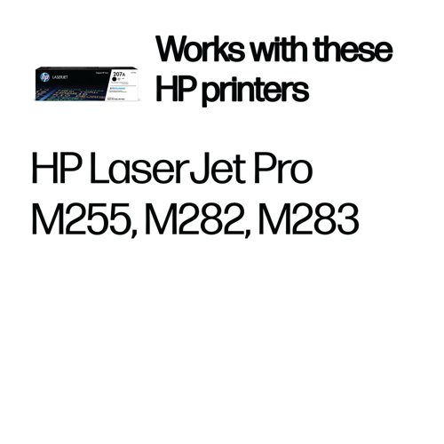 HP 207A Original LaserJet Toner Cartridge Black W2210A