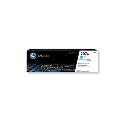 HP 207A LaserJet Toner Cartridge Cyan W2211A