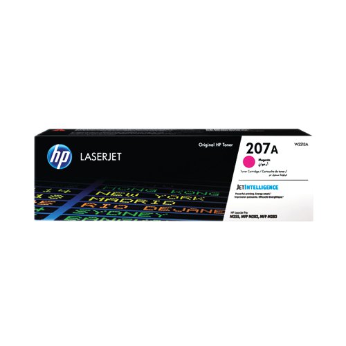 HP 207A LaserJet Toner Cartridge Magenta W2213A