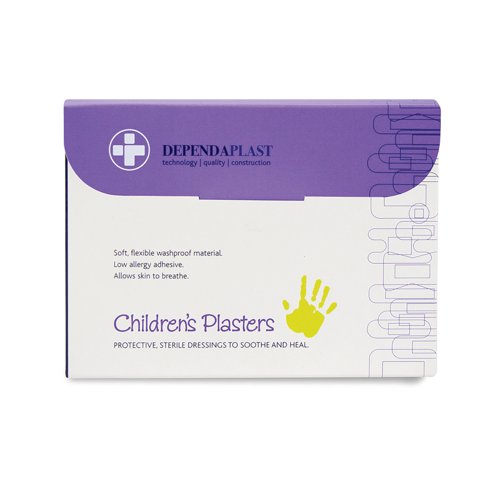 Reliance Medical Dependaplast Washproof Plasters Assorted Children (Pack of 1000) 633